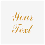 Script font (inside)