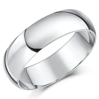 6mm Palladium 500 Heavy D Wedding Ring