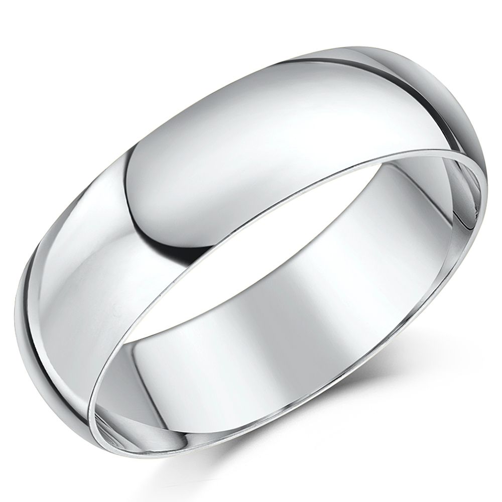 6mm Palladium 500 Heavy D Wedding Ring