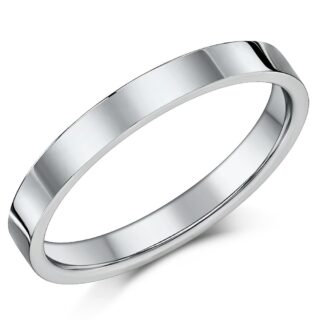 3mm Cobalt Flat Court Wedding Ring