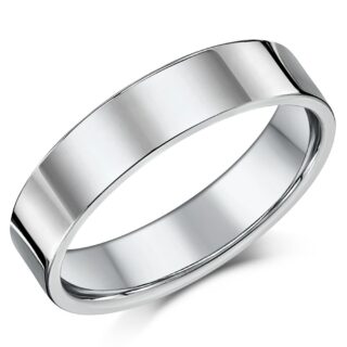 4mm Cobalt Flat Court Wedding Ring