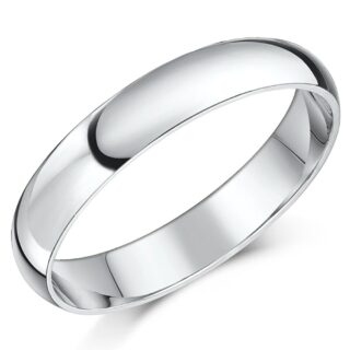 4mm Palladium 500 Heavy D Wedding Ring