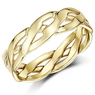 9ct Yellow Gold Open Celtic Ring