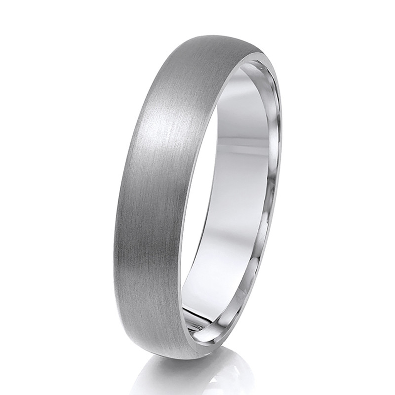 Titanium Court Matt 5mm Ring